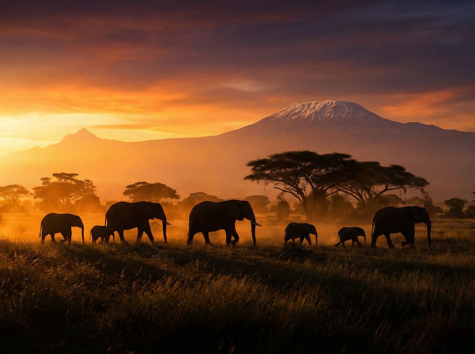 黄色仓库非洲动物